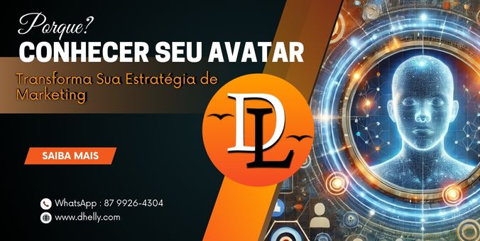 Gráfico explicativo sobre definição de Avatar e estratégias de marketing.